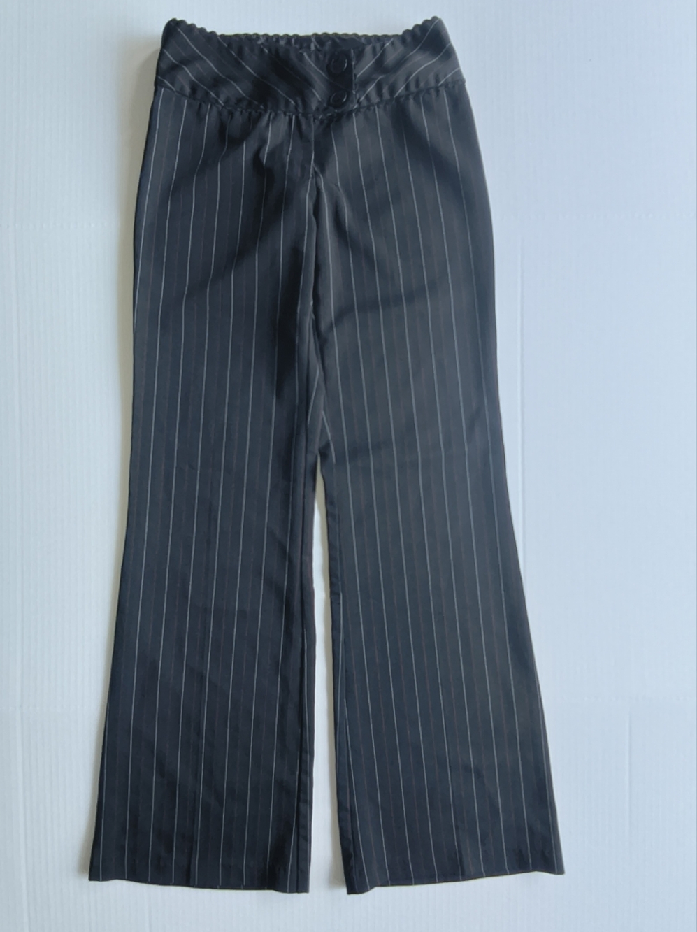 Black Pinstripe Pants